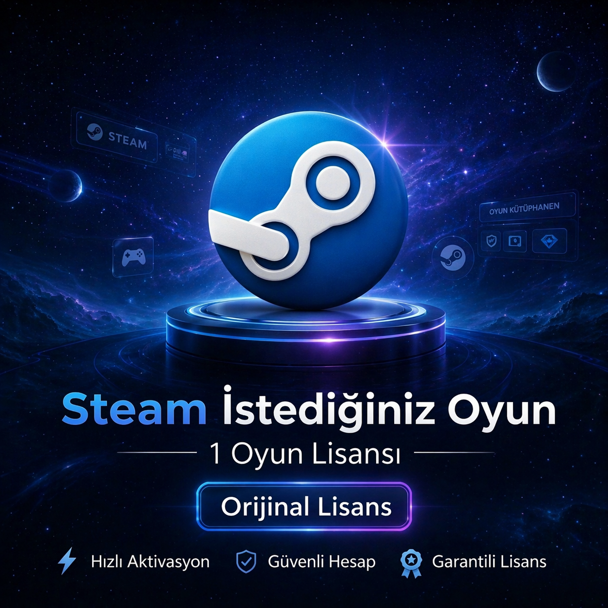 Steam İstediğiniz Oyun Lisansı – AAA Oyunlara En Uygun Fiyatla Erişin!