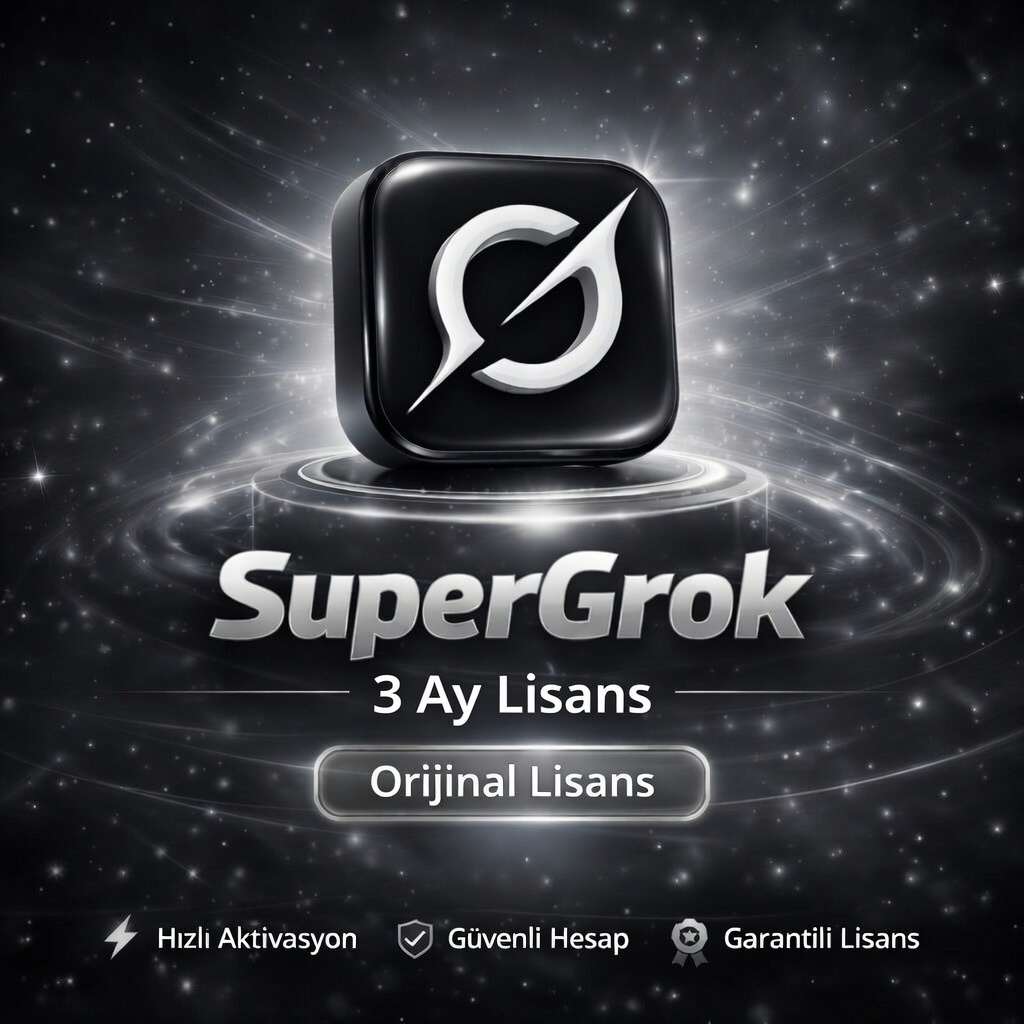 SuperGrok 3 Aylık Orijinal Lisans – Gerçek Zamanlı Veri ve Sansürsüz AI