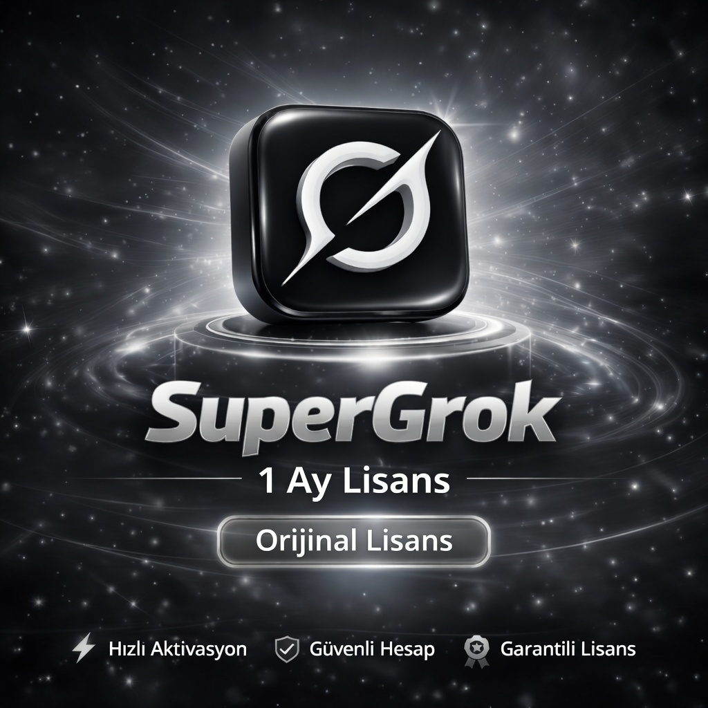 SuperGrok 1 Aylık Orijinal Lisans – Gerçek Zamanlı Veri ve Sansürsüz AI