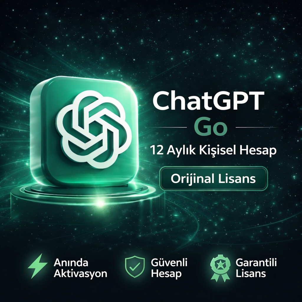 ChatGPT Go 12 Aylık Kişisel Hesap – VIP Tasarruf ve Tam Güvence