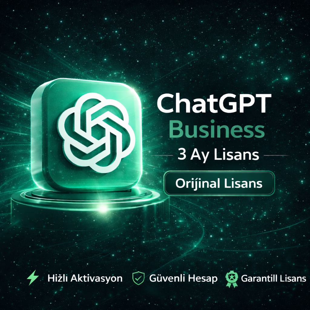 ChatGPT Business 3 Aylık Orijinal Lisans – %15 Tasarruf ve Tam Garanti
