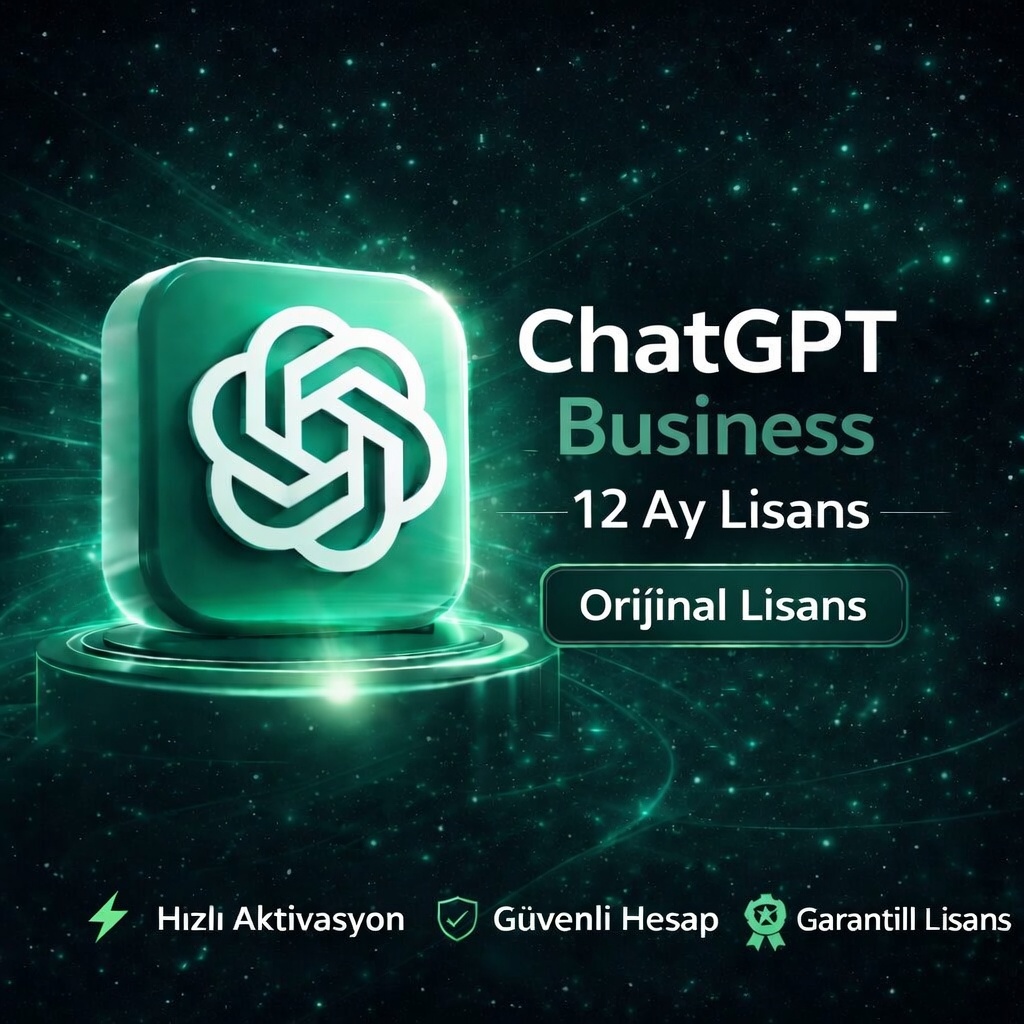 1 Yıllık (12 Ay) ChatGPT Pro Team Lisansı – %40 Dev İndirim!