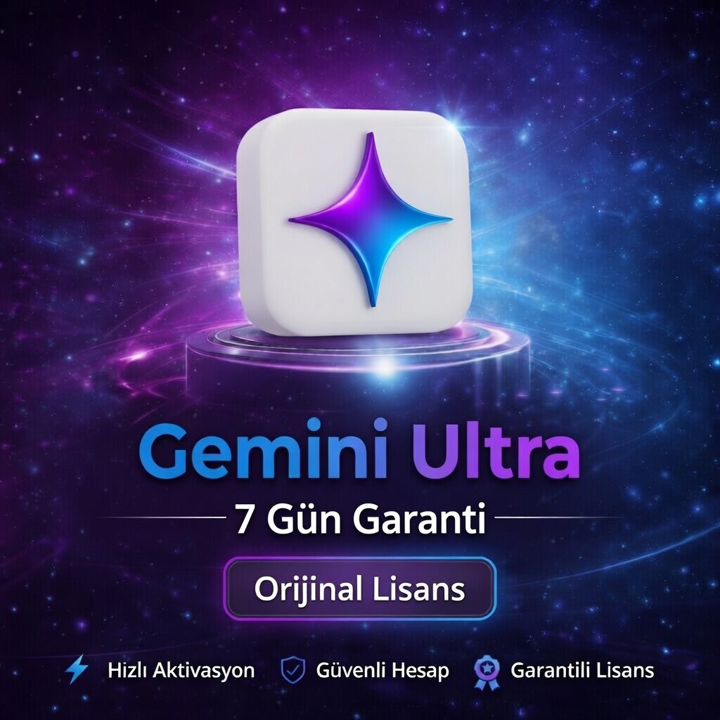 Gemini Ultra 1 Aylık Orijinal Lisans – 7 Gün Garanti & Üstün Performans