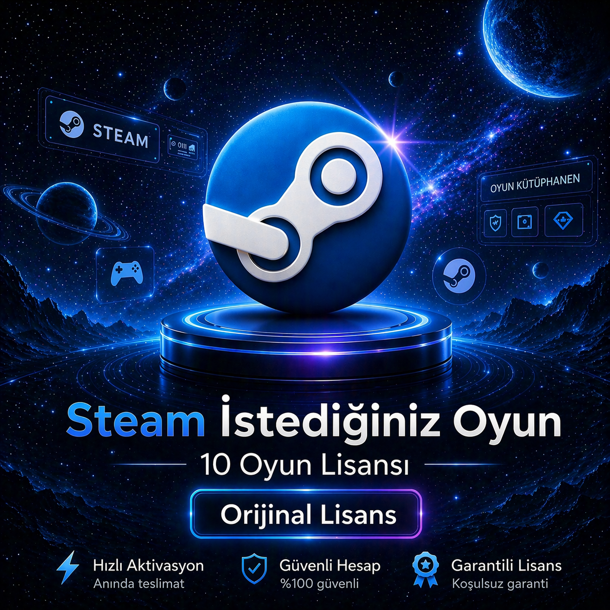 Steam 10’lu Mega Oyun Paketi – Efsane Arşiv, Maksimum Tasarruf!