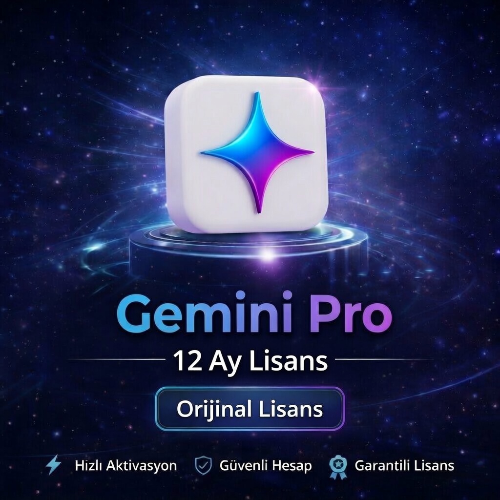 Gemini Pro: 12 Aylık VIP/Premium Paket – Yıllık %25+ Tasarruf!