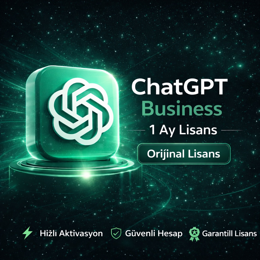 ChatGPT Business 1 Aylık Orijinal Lisans – Tam Garanti ve Hızlı Teslimat