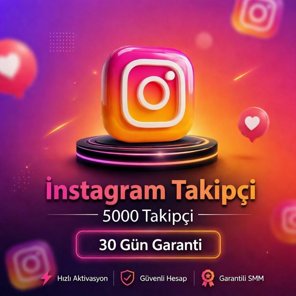 Instagram 5.000 Takipçi – Fenomenliğe İlk Adım Paketi!