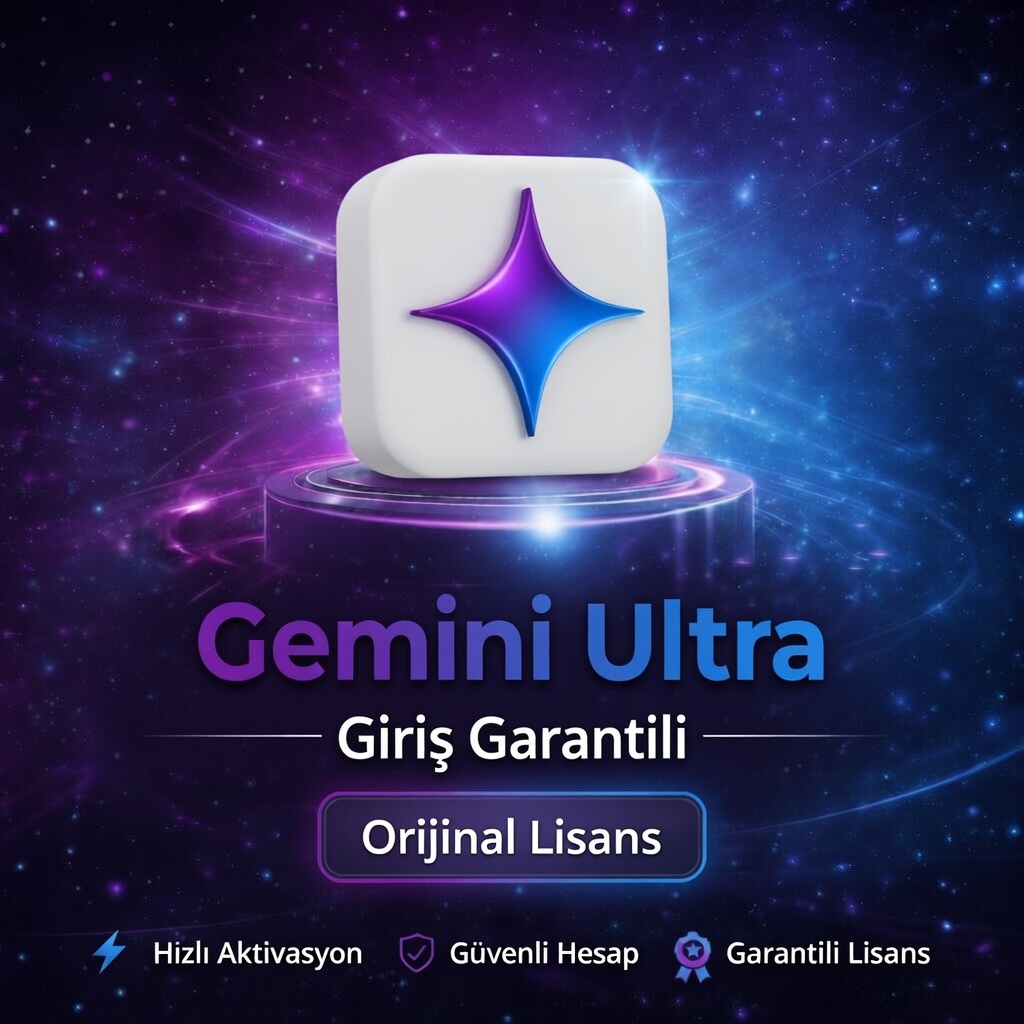 Gemini Ultra Orijinal Lisans – Giriş Garantili & VIP Performans
