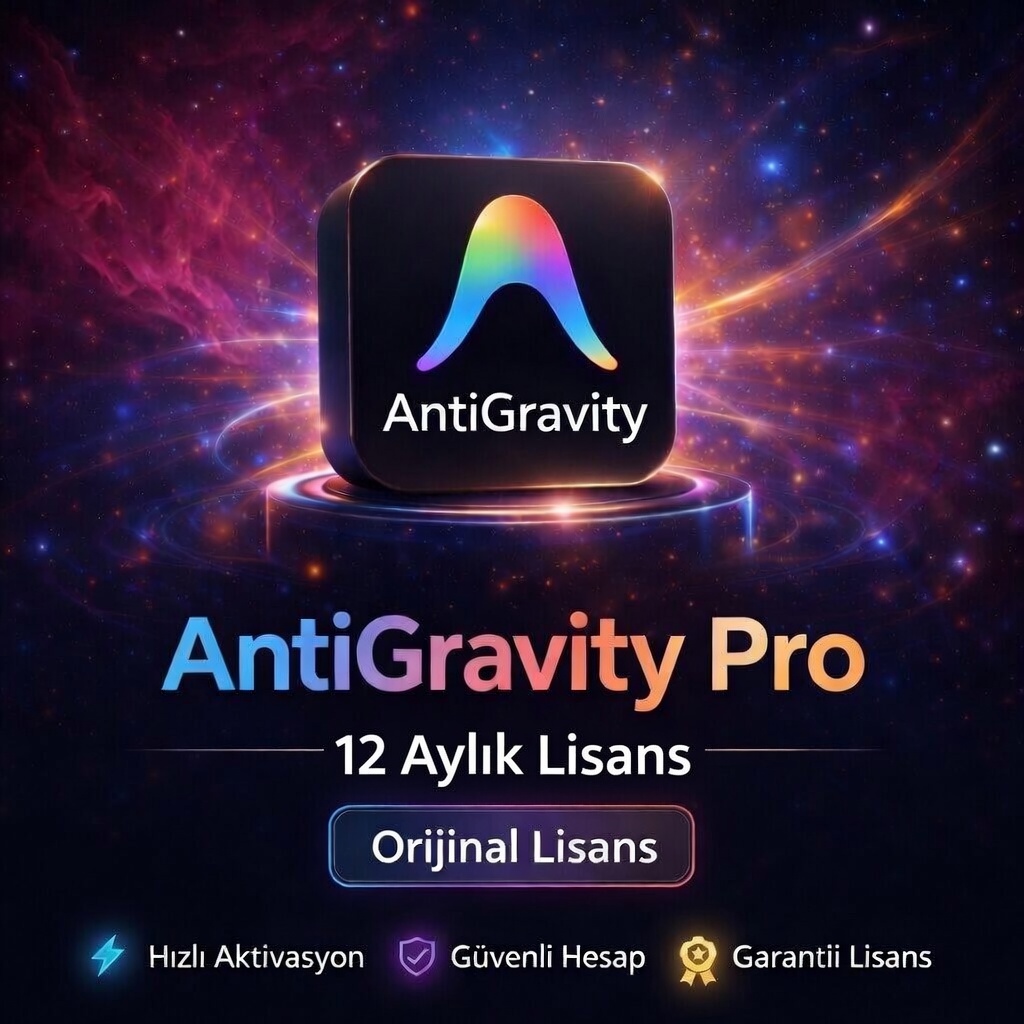 AntiGravity Pro 12 Aylık Orijinal Lisans – Yıllık VIP Tasarruf Paketi
