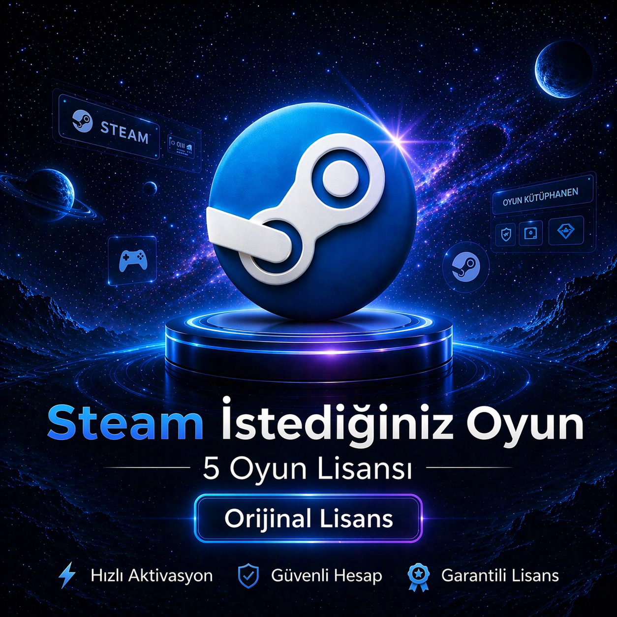 Steam 5’li Oyun Paketi – Popüler Oyunlarla Kendi Kütüphaneni Kur!