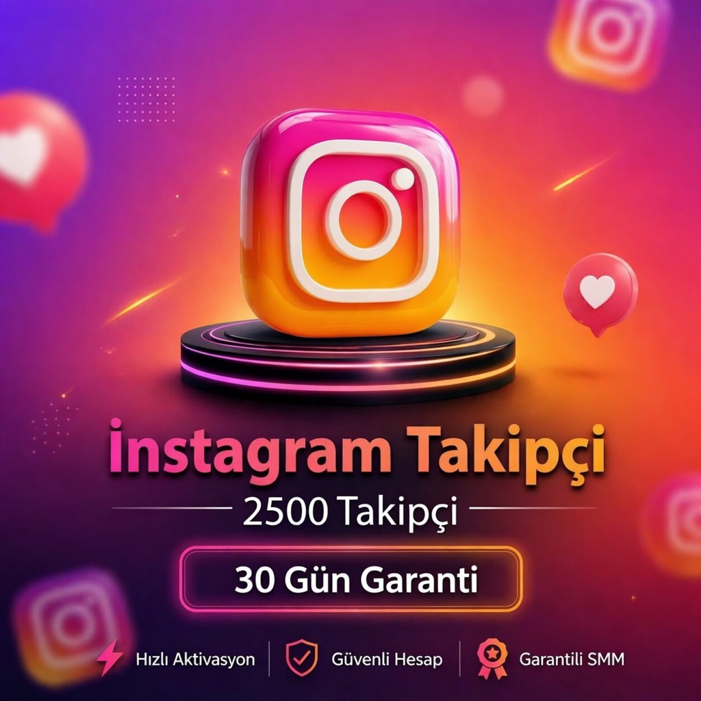 Instagram 2.500 Takipçi – Etkileşim Odaklı Avantaj Paketi